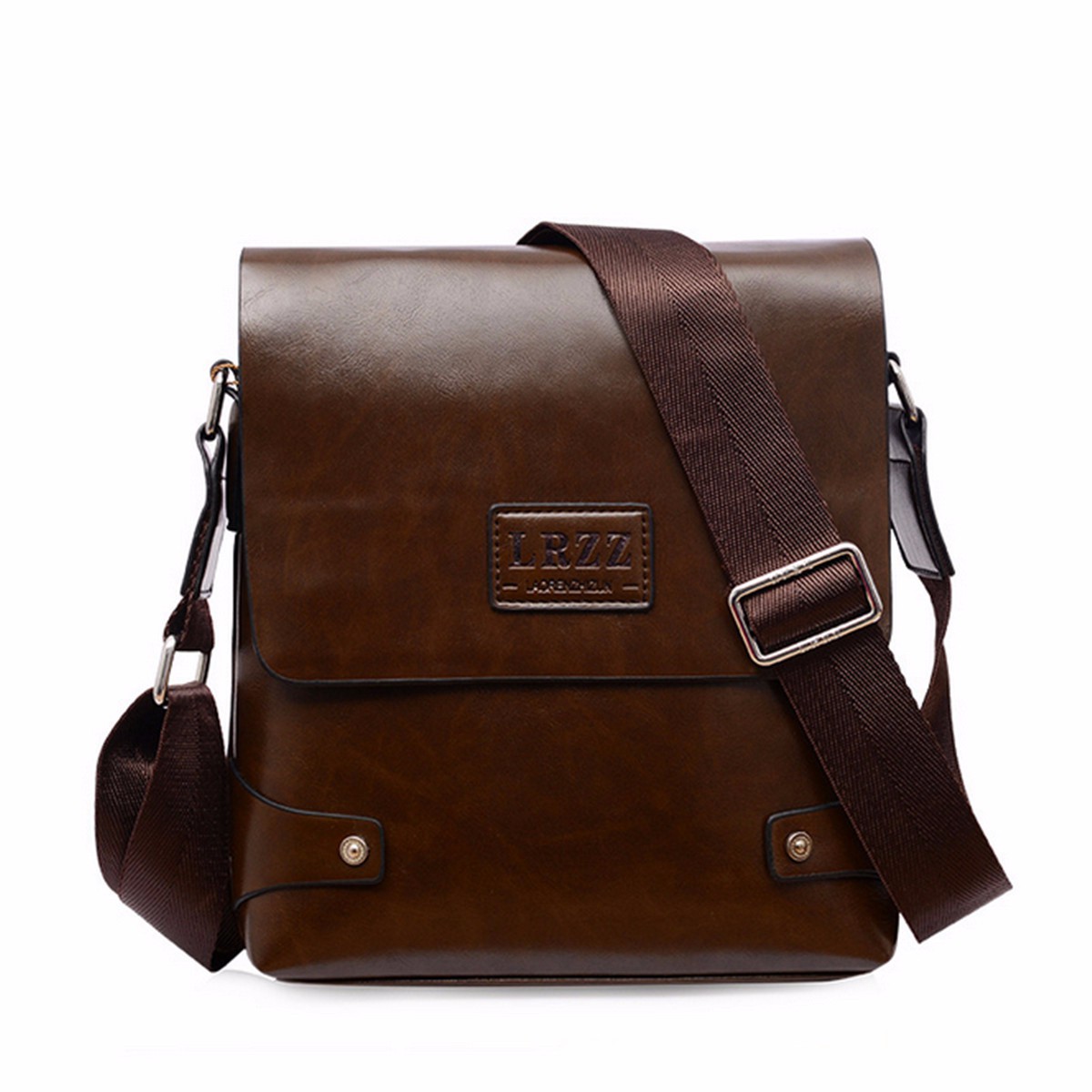Men Leather Briefcase Casual Business Messenger Shoulder Bag Crossbody Handbag | eBay