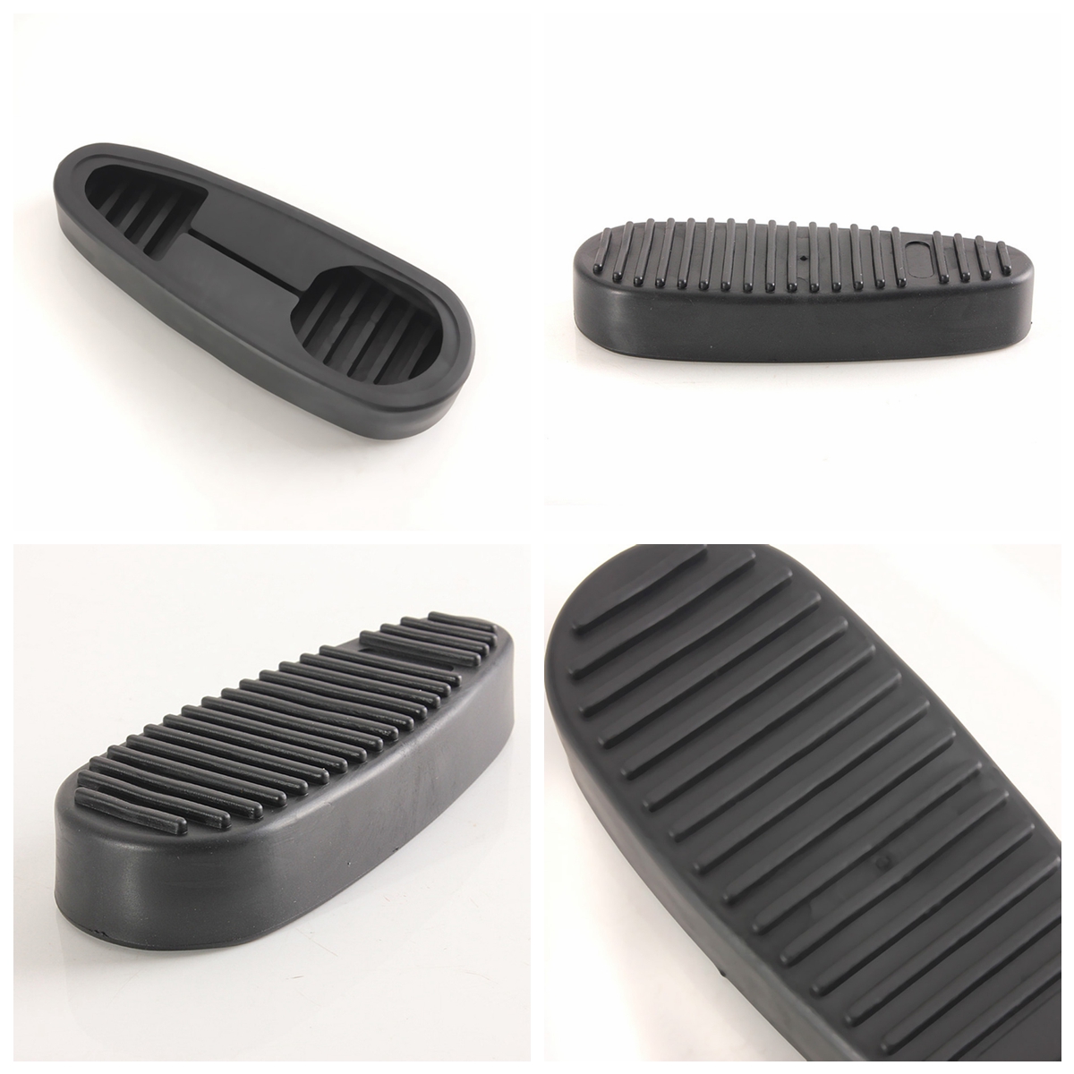 Ribbed Stealth Slip On Rubber Combat Buttpad Butt Pad For 6 Position