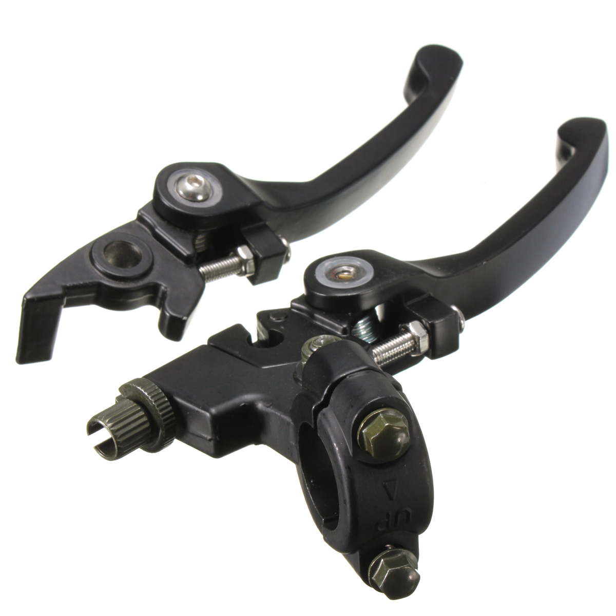 PAIR SNAP BACK BRAKE CLUTCH LEVER FOR 110CC 125CC 140CC 160CC PIT DIRT