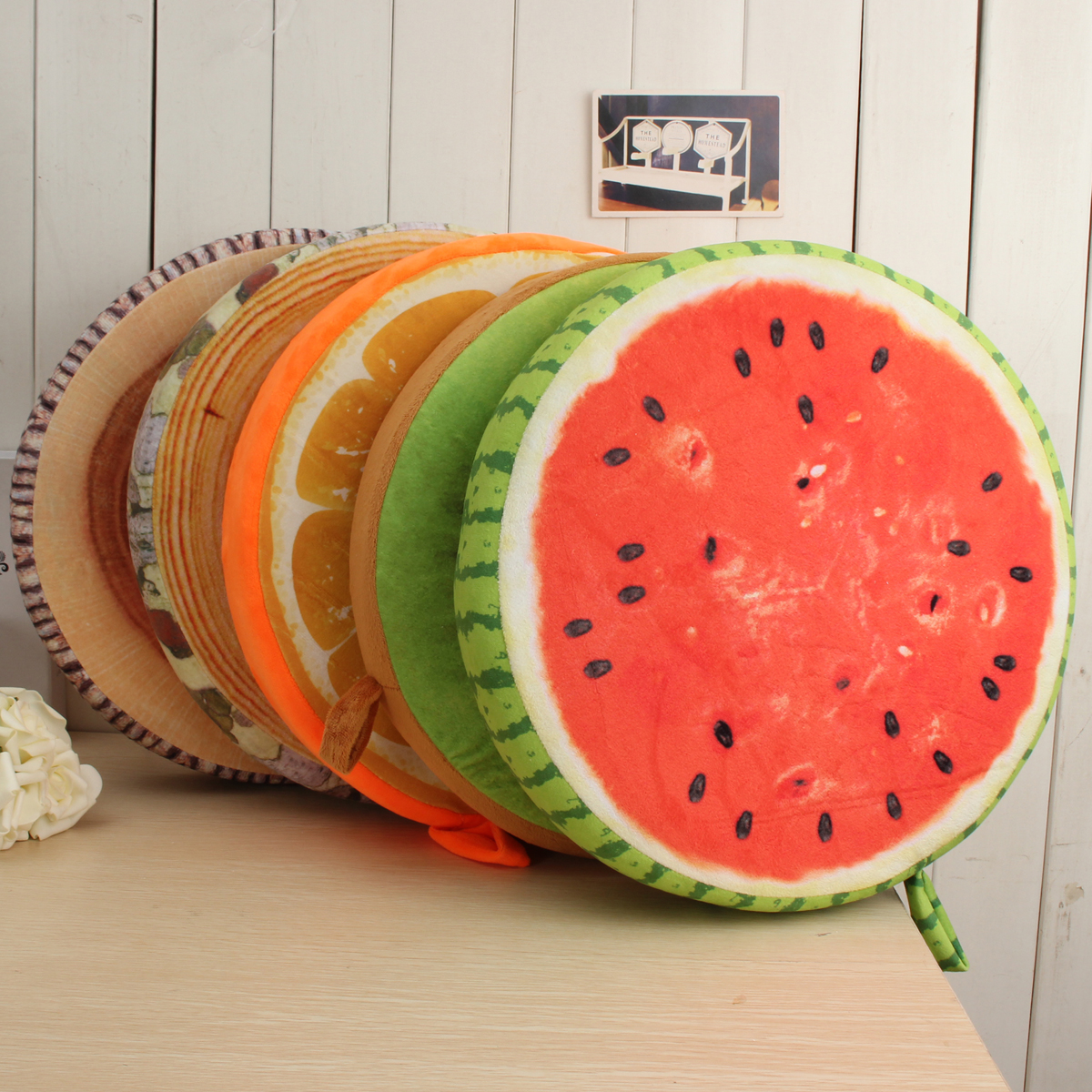 watermelon plush pillow