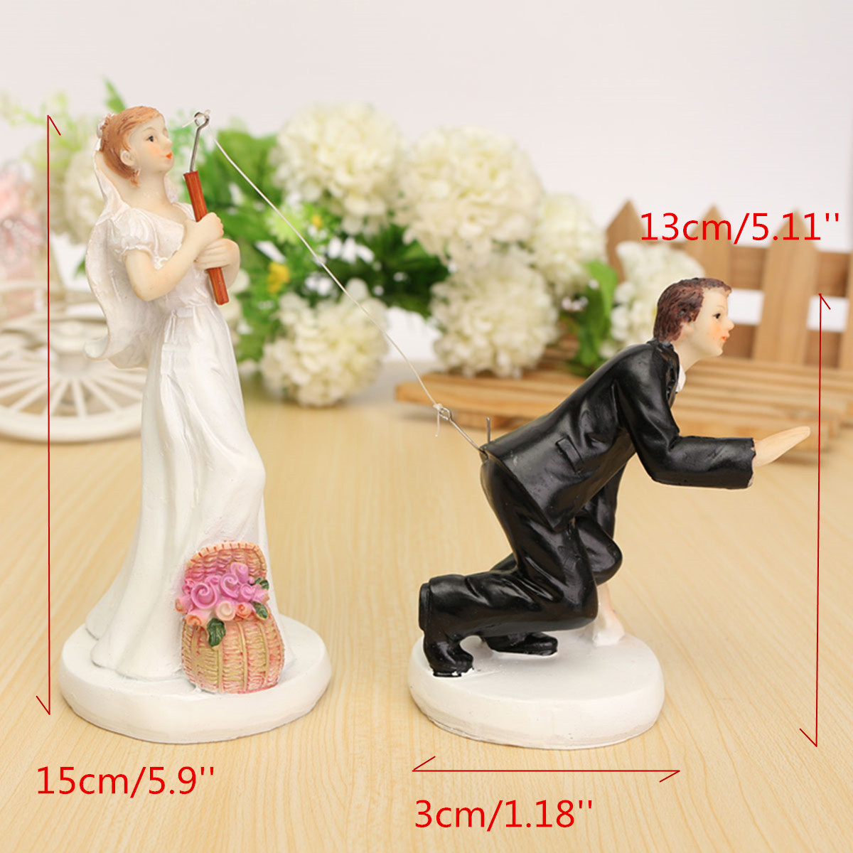 Bride Groom Resin Wedding Cake Topper Couple Figurine Romantic Decoration Favor Ebay