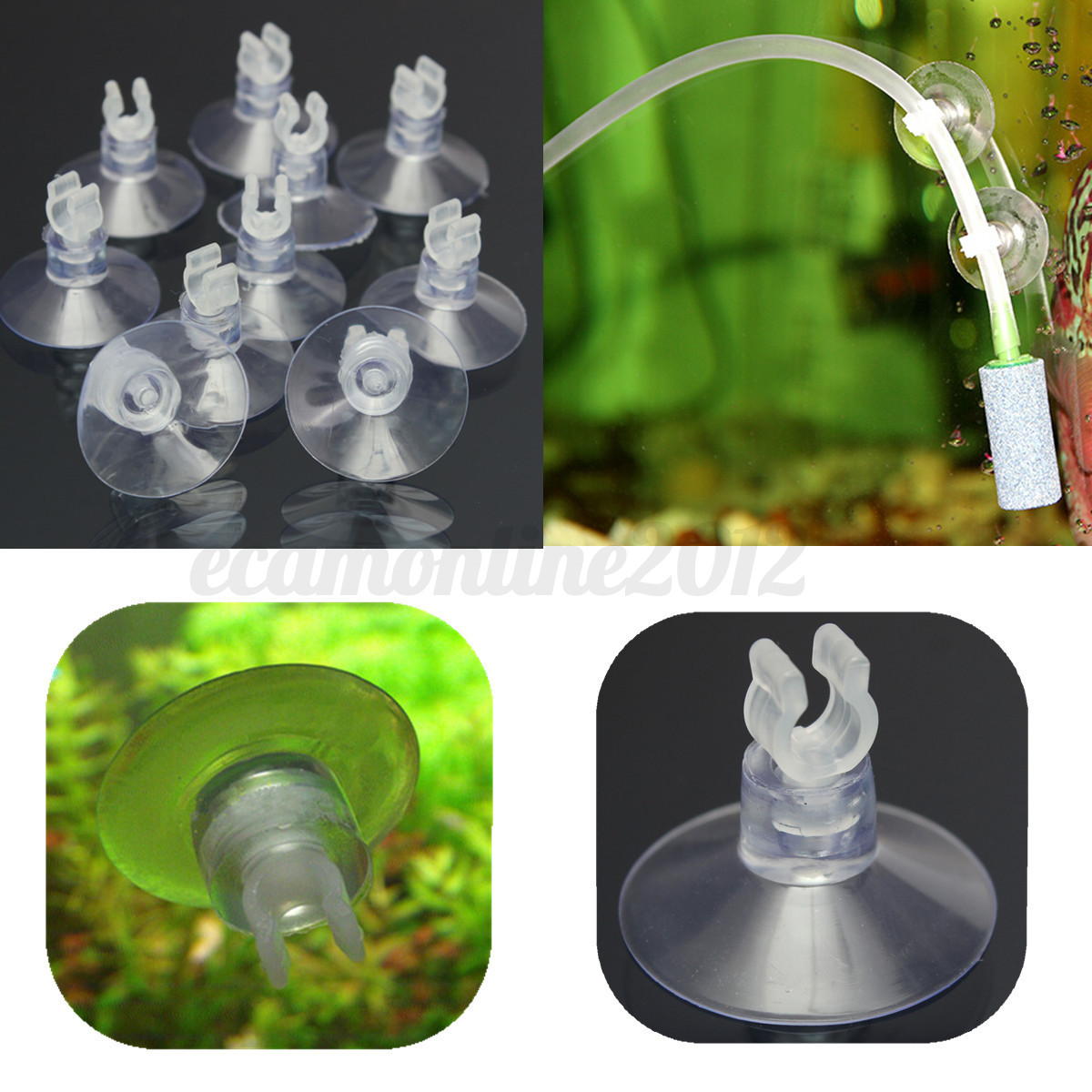 10x Aquarium Fish Tank Suction Cup Sucker ...