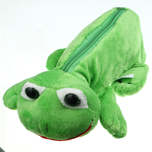 stuffed animal with zipper pouch