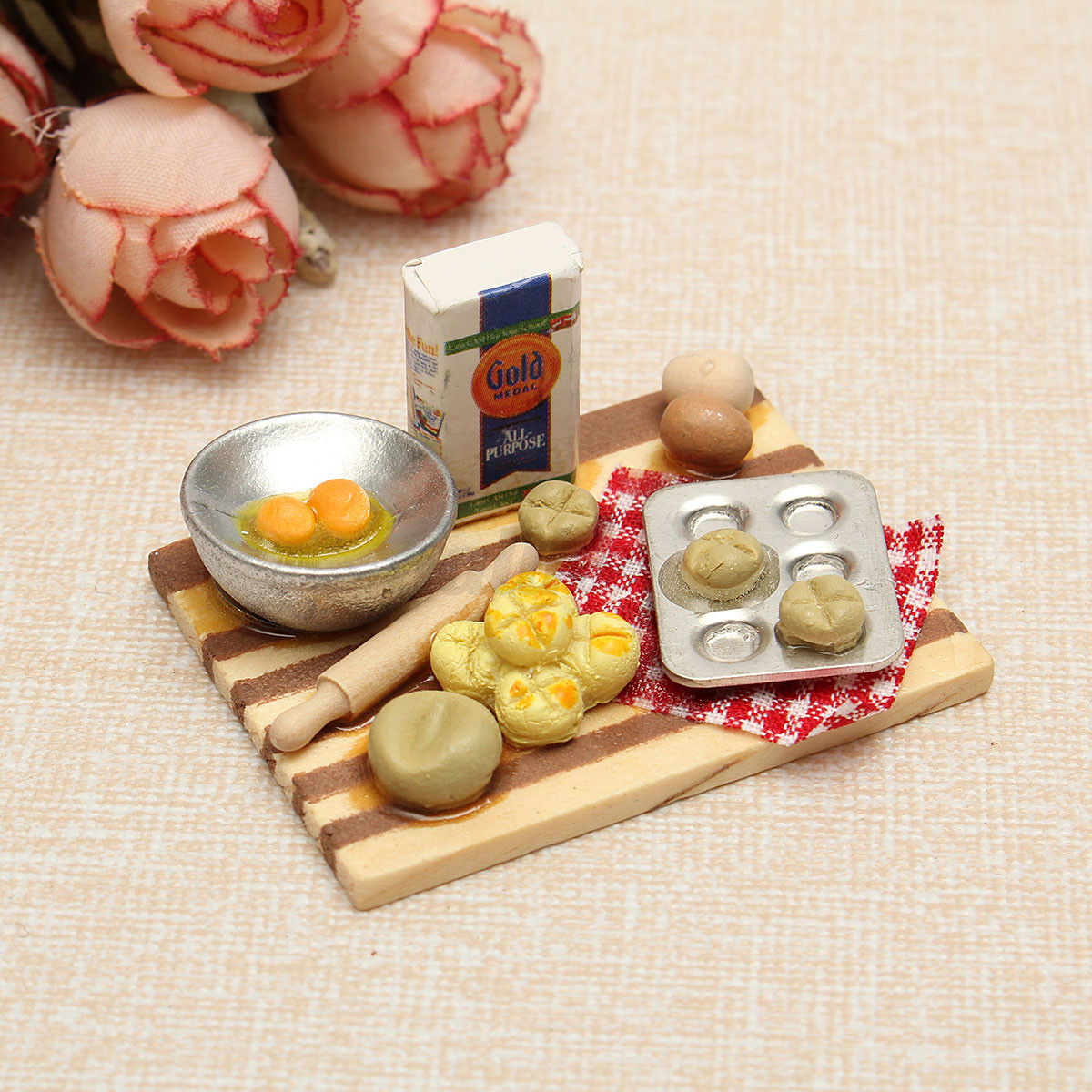 1/12 scale dollhouse miniature kitchen acessories food furniture