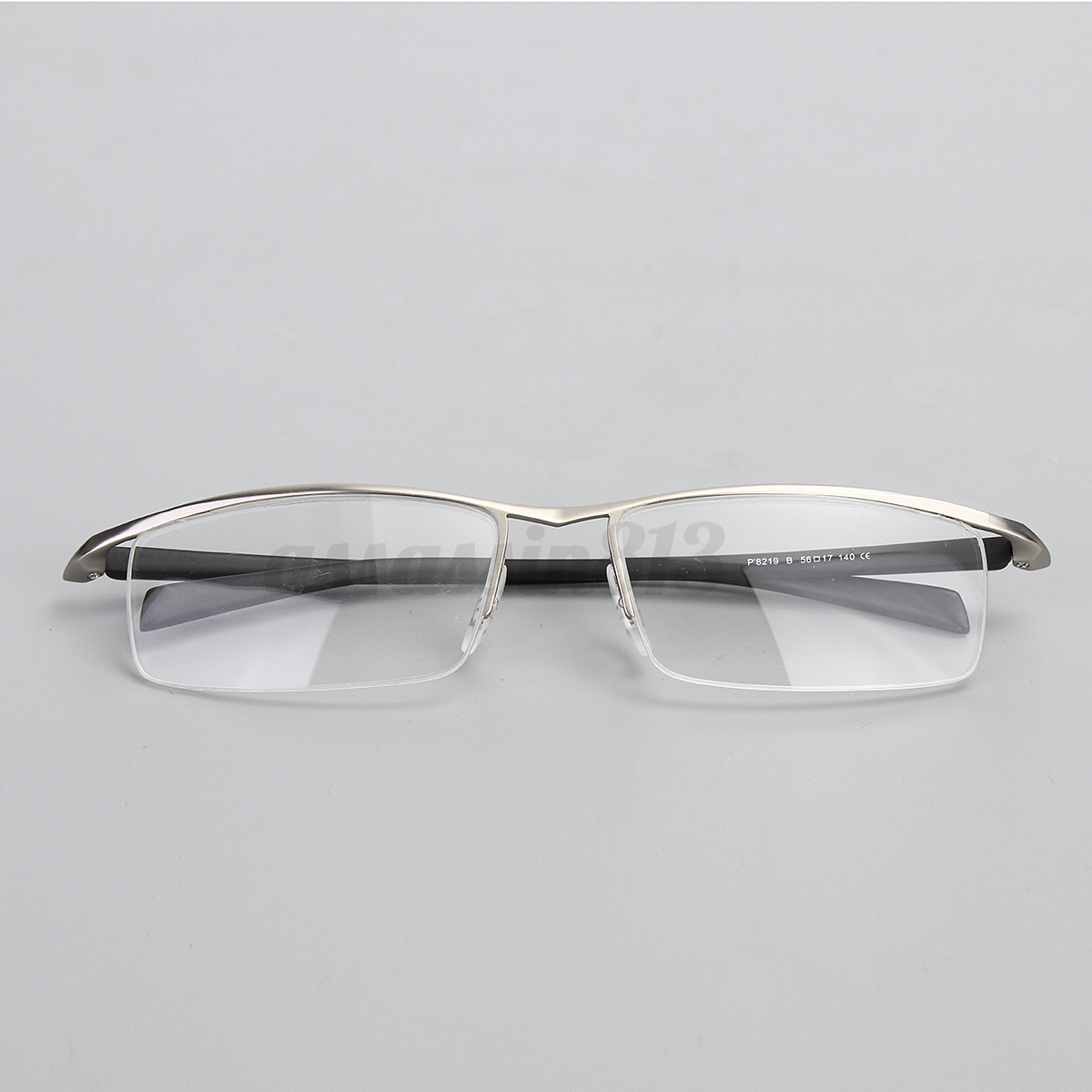 Men Half Rimless Titanium Eyeglass Frame Spectacles Glasses Optical 