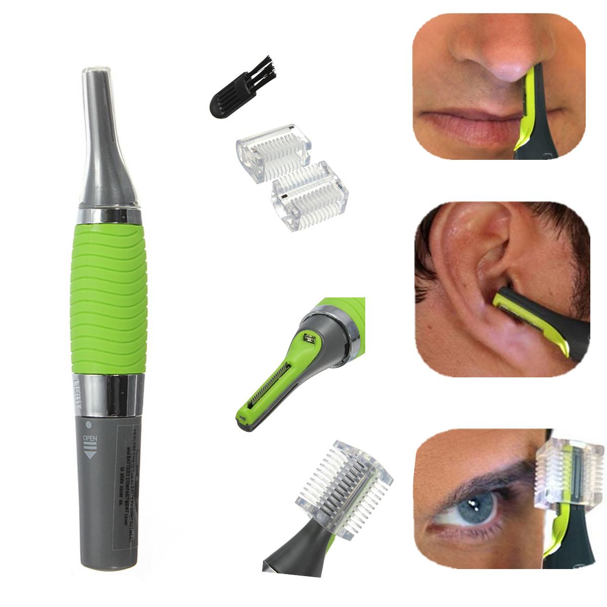 Bp101 машинка для стрижки бороды усов и удаления волос в носу и ушах