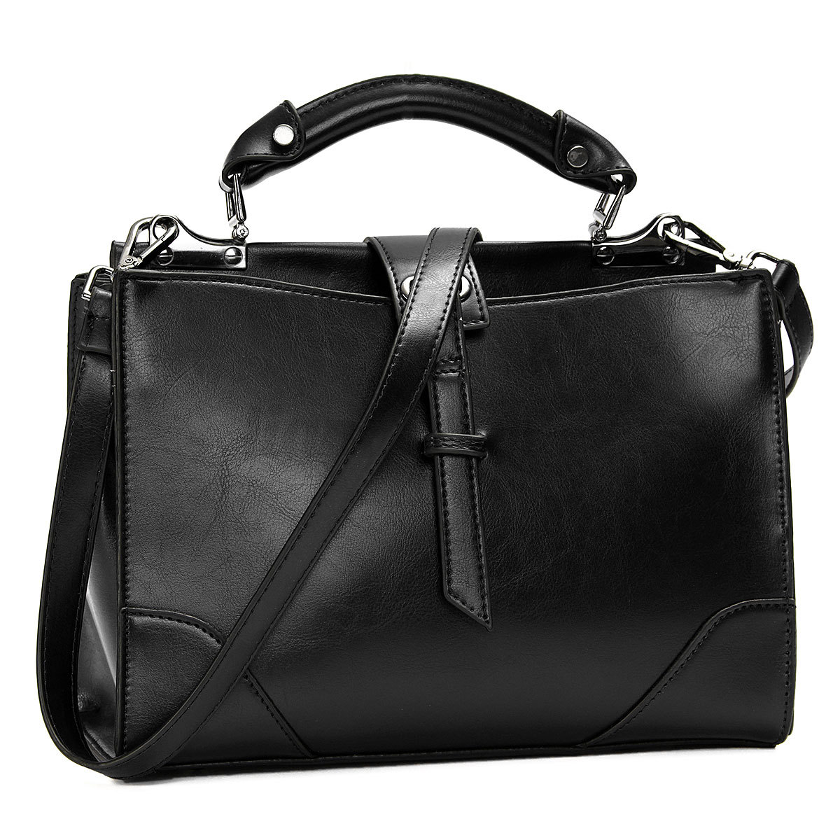 AU Luxury Women Girls Handbag Shoulder Tote PU Leather Purse Crossbody ...