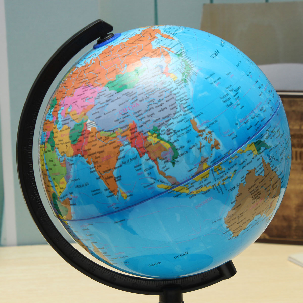 World map globe view - publishingple