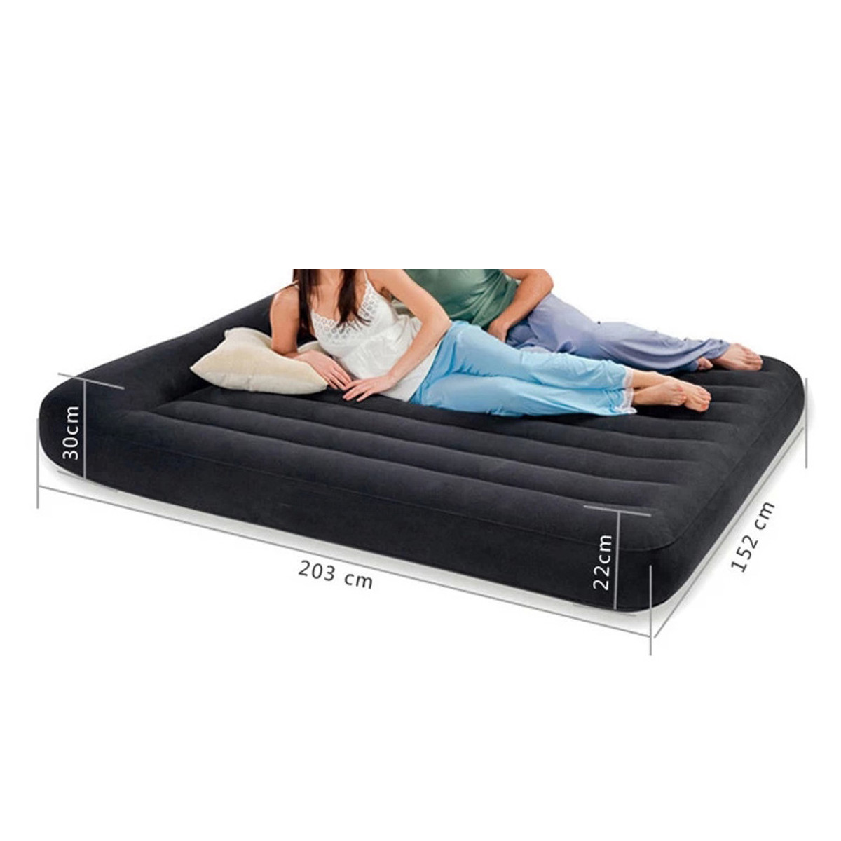 Inflatable Travel Air Bed Airbed Mattress Downy Sleeping Camping