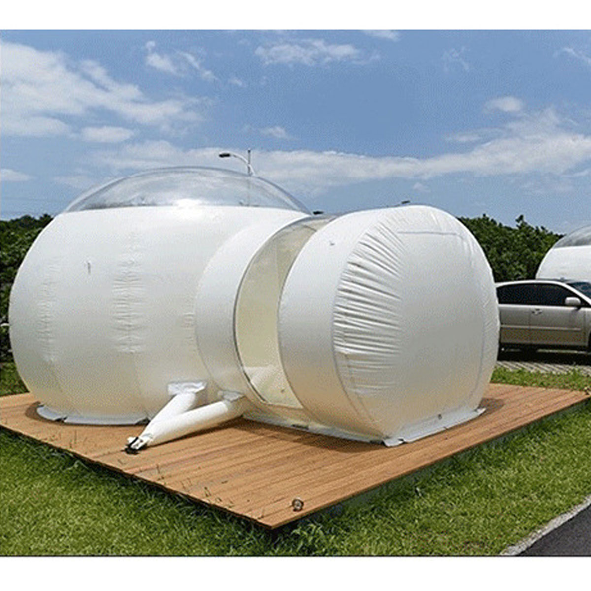 inflatable dome shelter