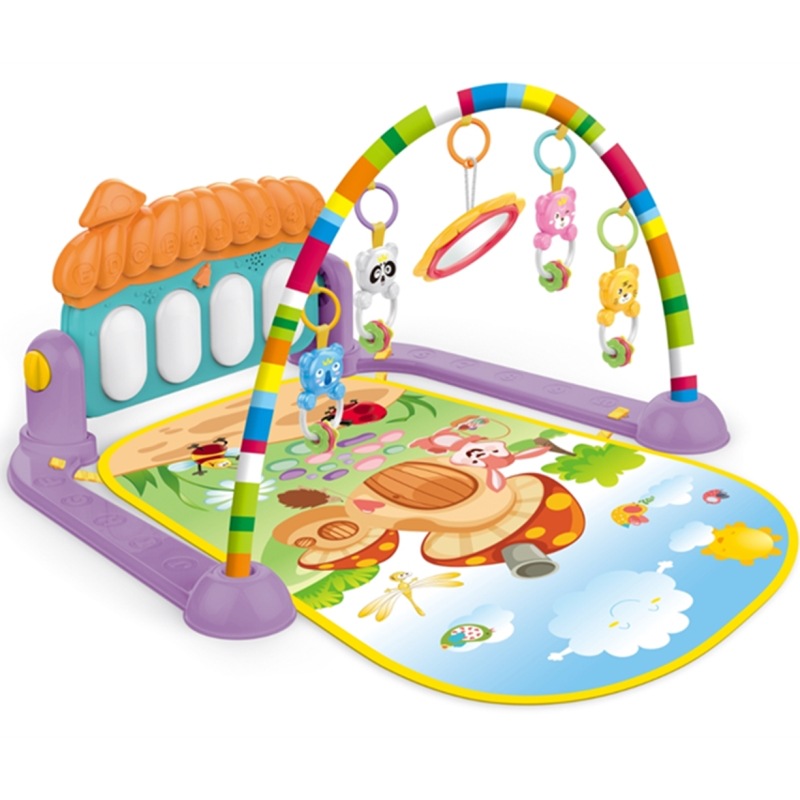 4 In 1 Large Baby Play Mat Kids Gym Playmat Fitness Musical Fun