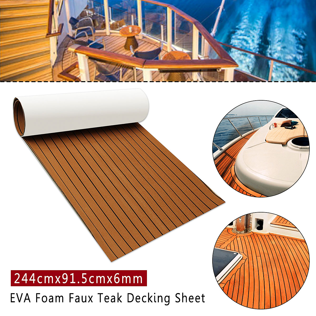 Floor Mats 35 X91 Marine Floor Eva Foam Boat Sheet Yacht Teak