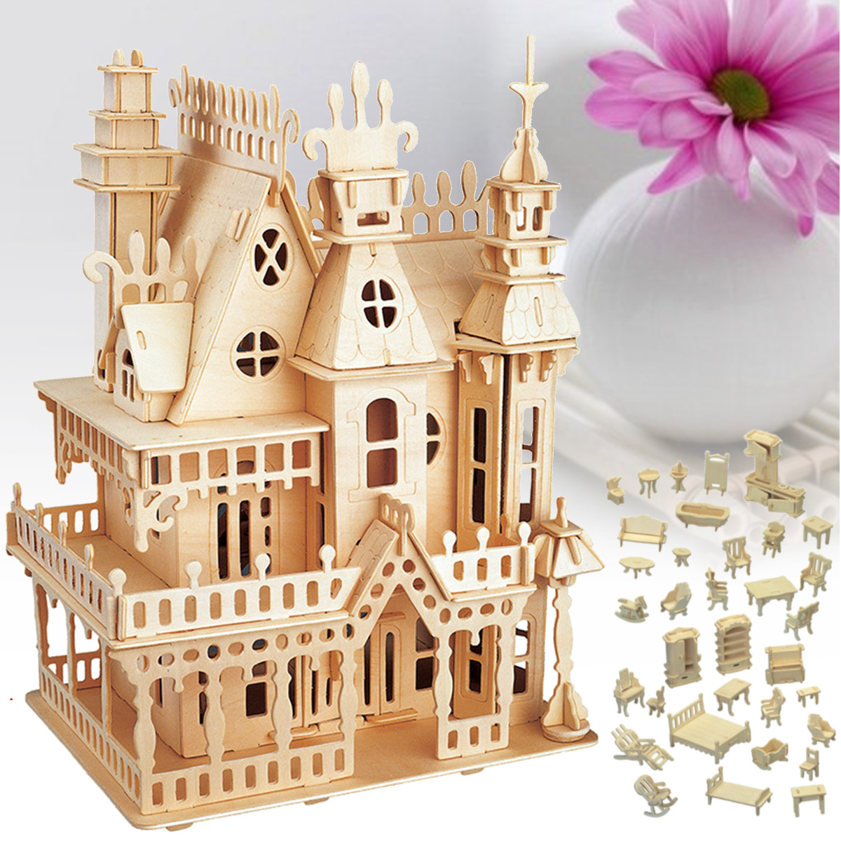 wooden construction kit