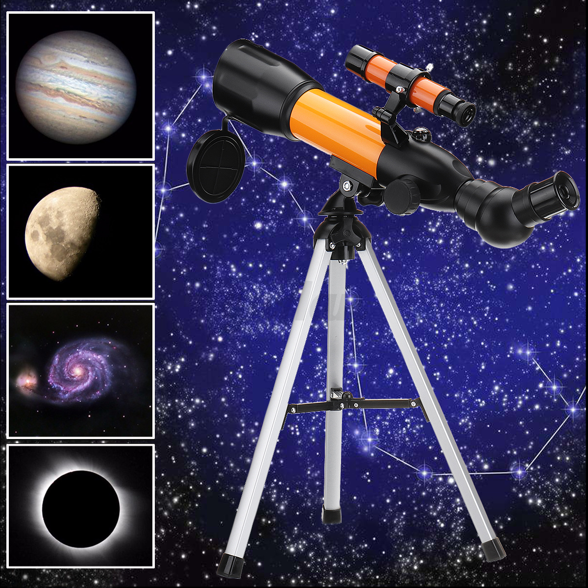 360X50mm 120x Monocular Zoom Astronomical Telescope Space Spotting Scope F36050N