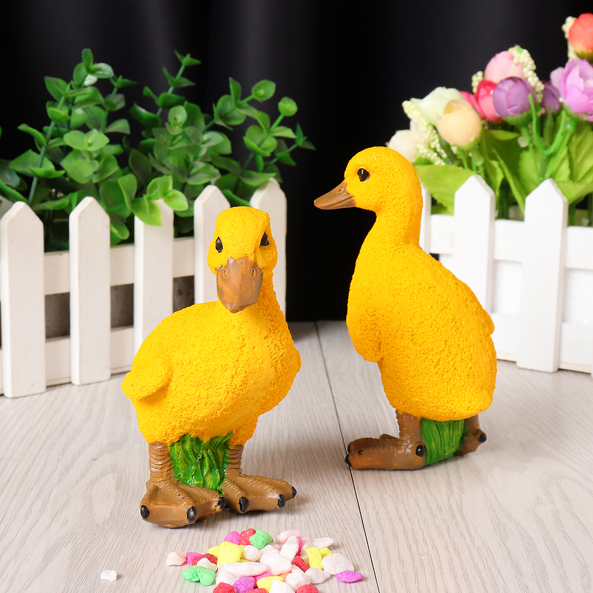 resin ducks for the garden