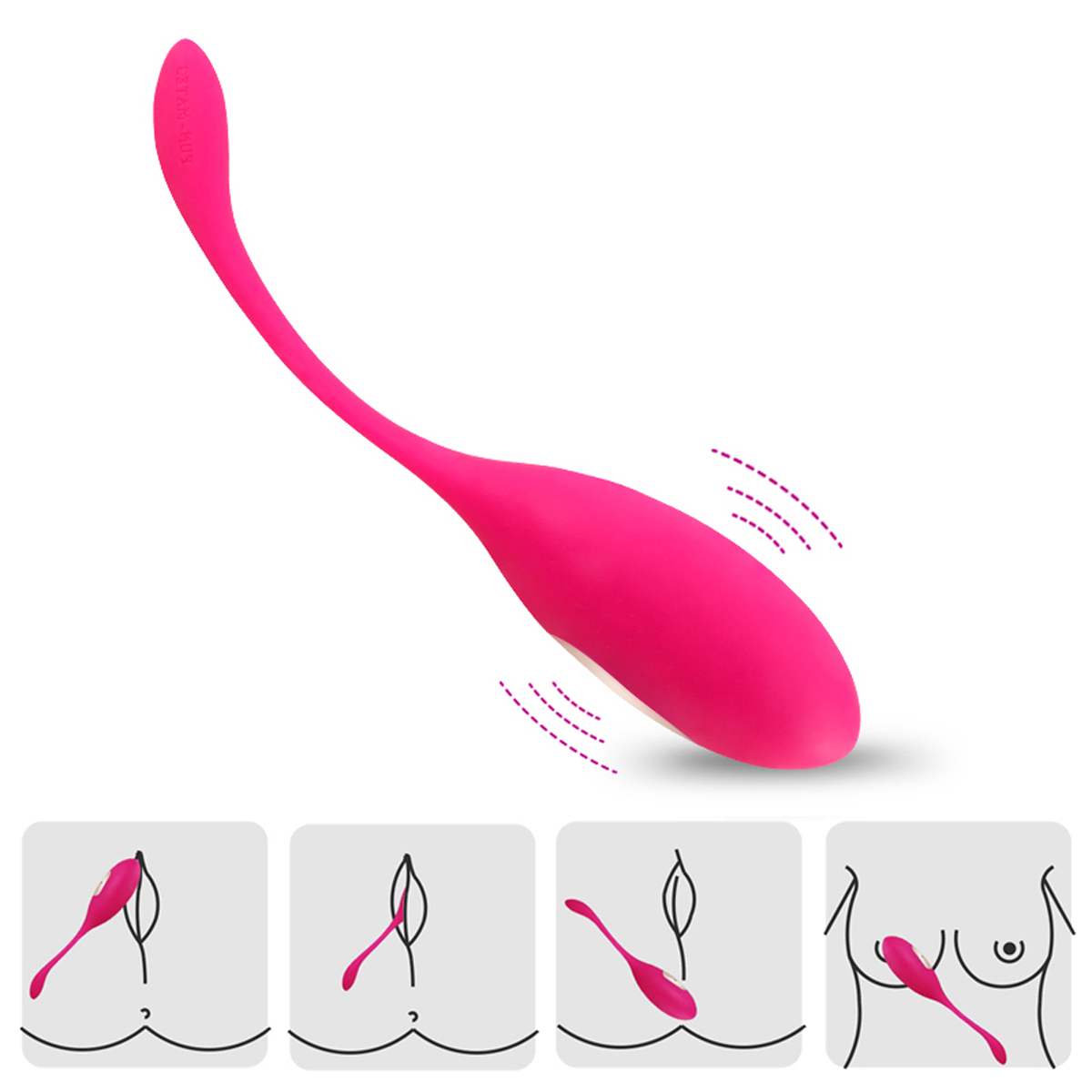 16 Modes Adult Vibrating Massage Egg 2 Ways Wireless Control Vibrator