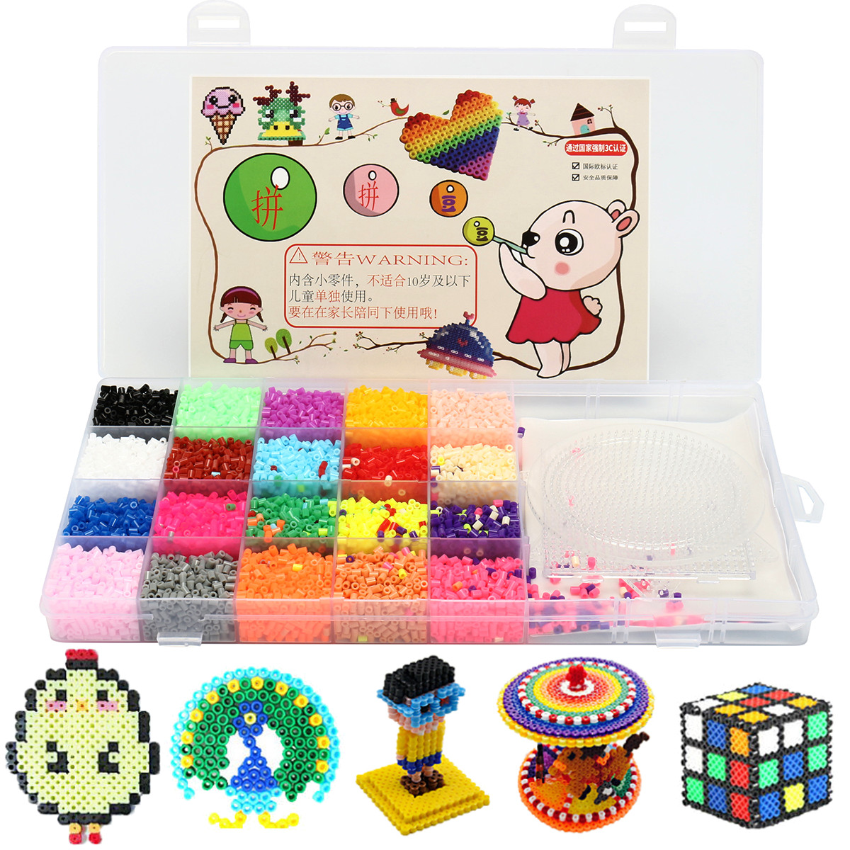 packs refill hama bead & Refill Mini Set Beads Pack Fuse 3 Perler & Ironing Hama