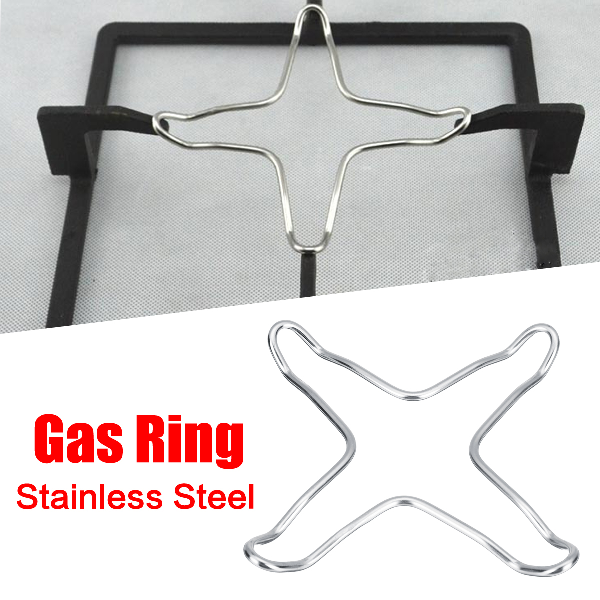 15x15cm Stainless Steel Trivet Gas Ring Hob Stove Top ...