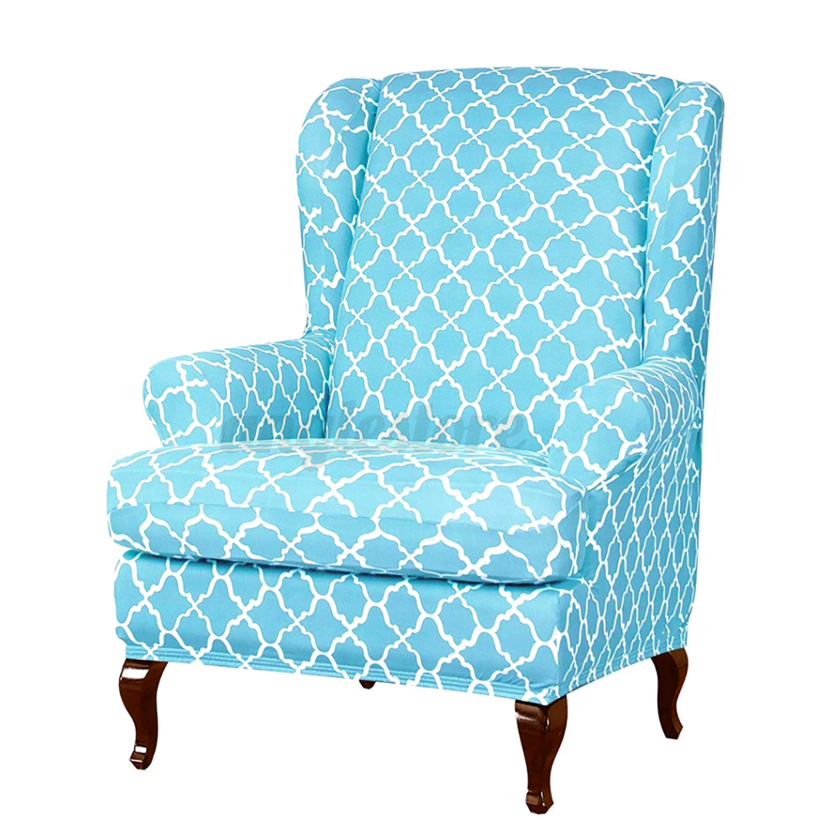 2020 Stretch Wing Chair Cover Slipcover Wingback Armchair Furniture Protector Home Garden Slipcovers