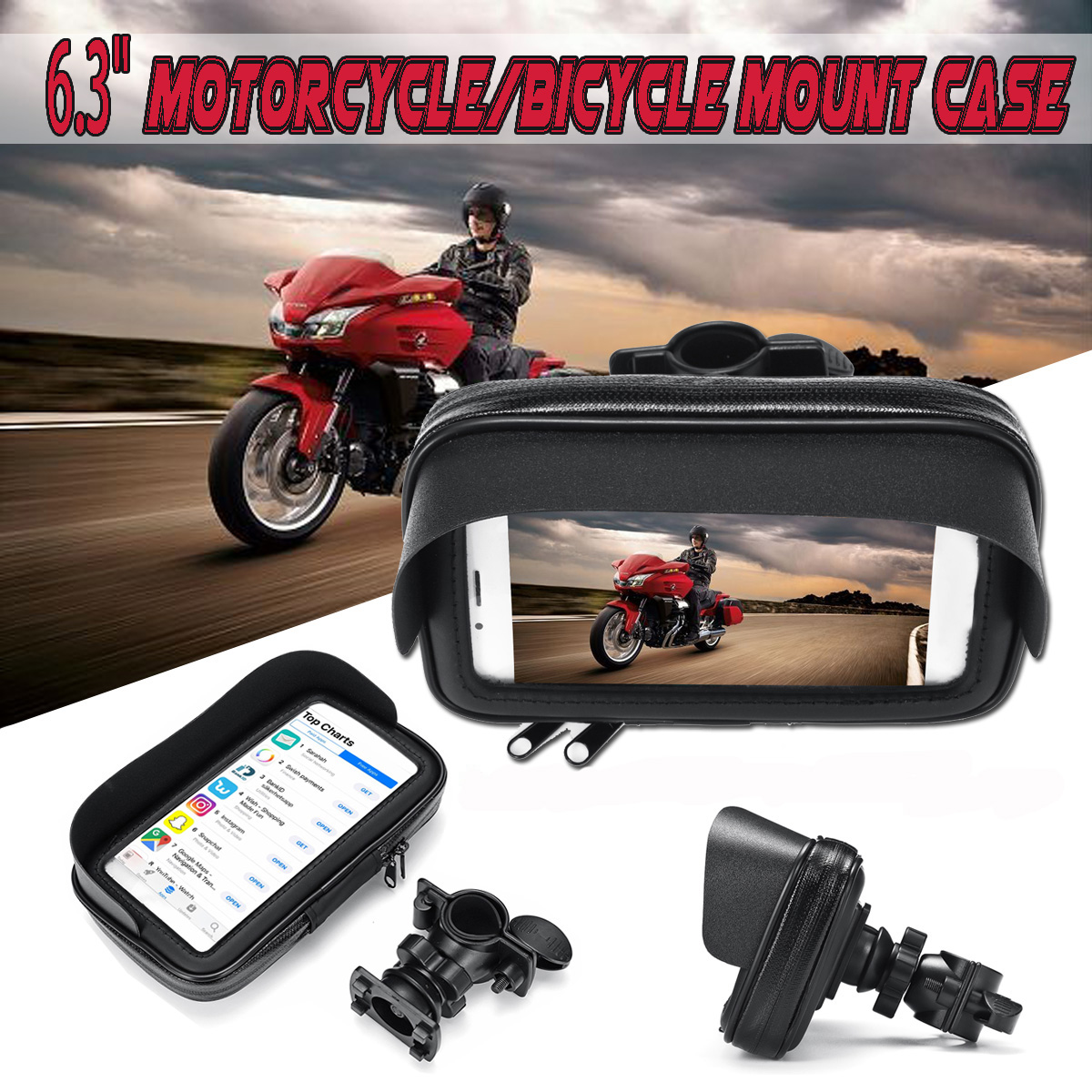 motorbike mobile phone holder