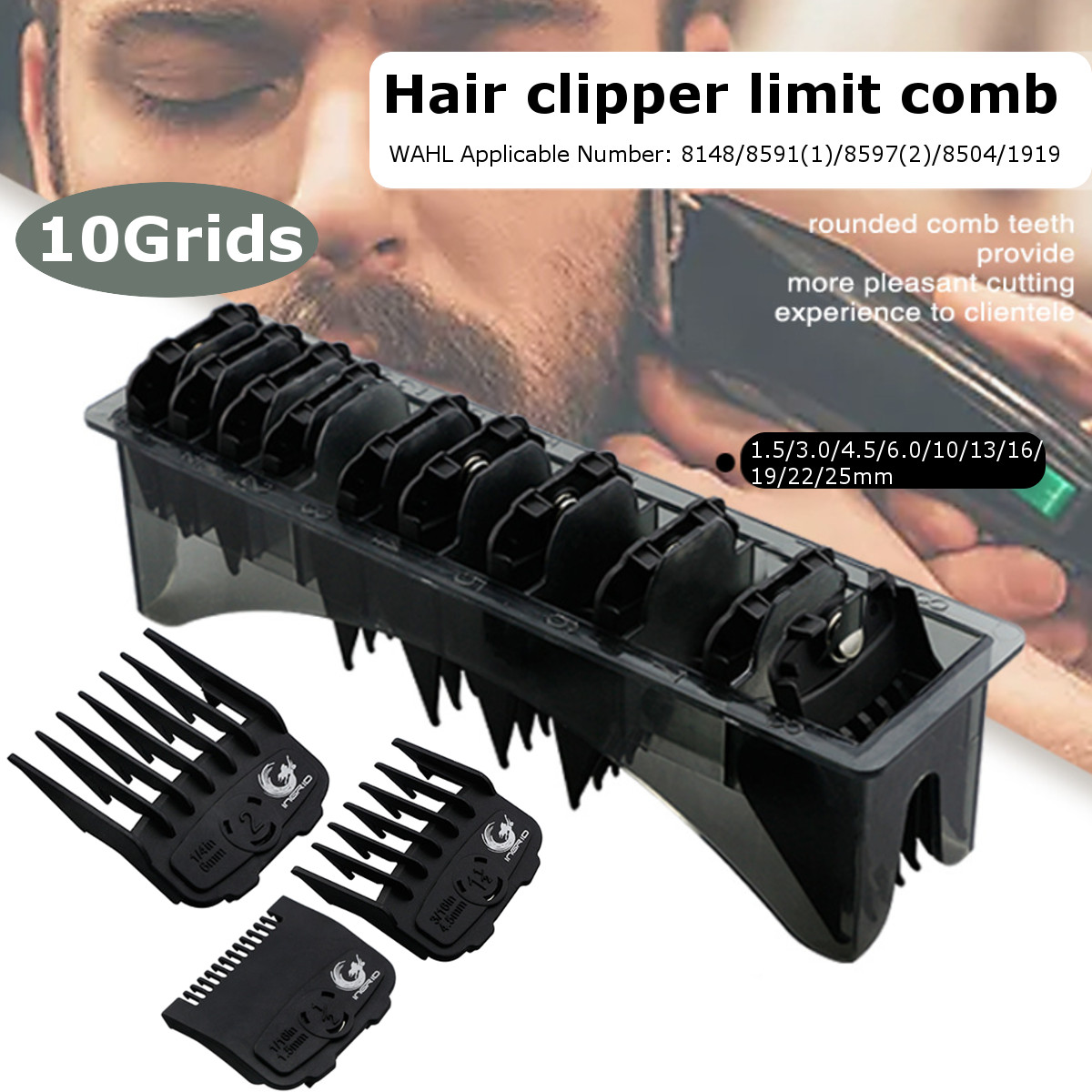 wahl hair clipper cutting guides