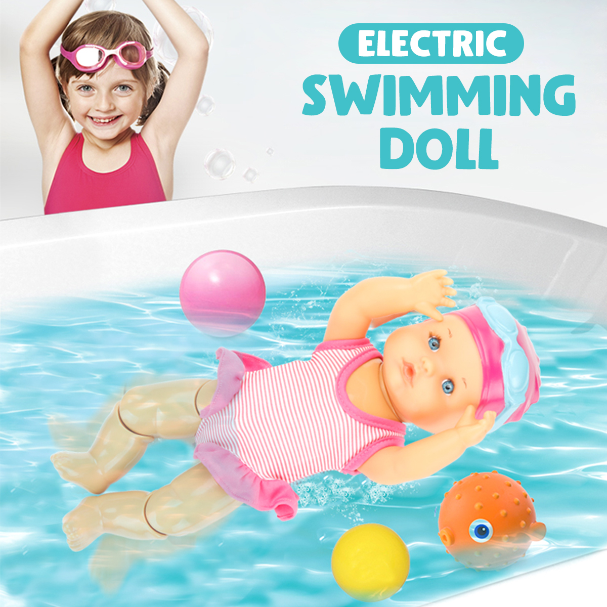 swimming doll walmart