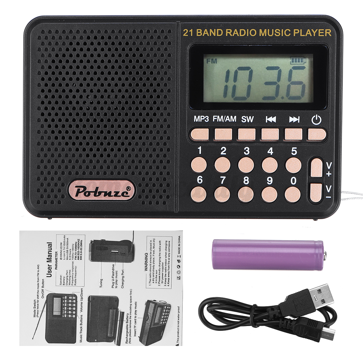 Radio DAB+ Taschenradio bluetooth Mini Neu FM Frequenz