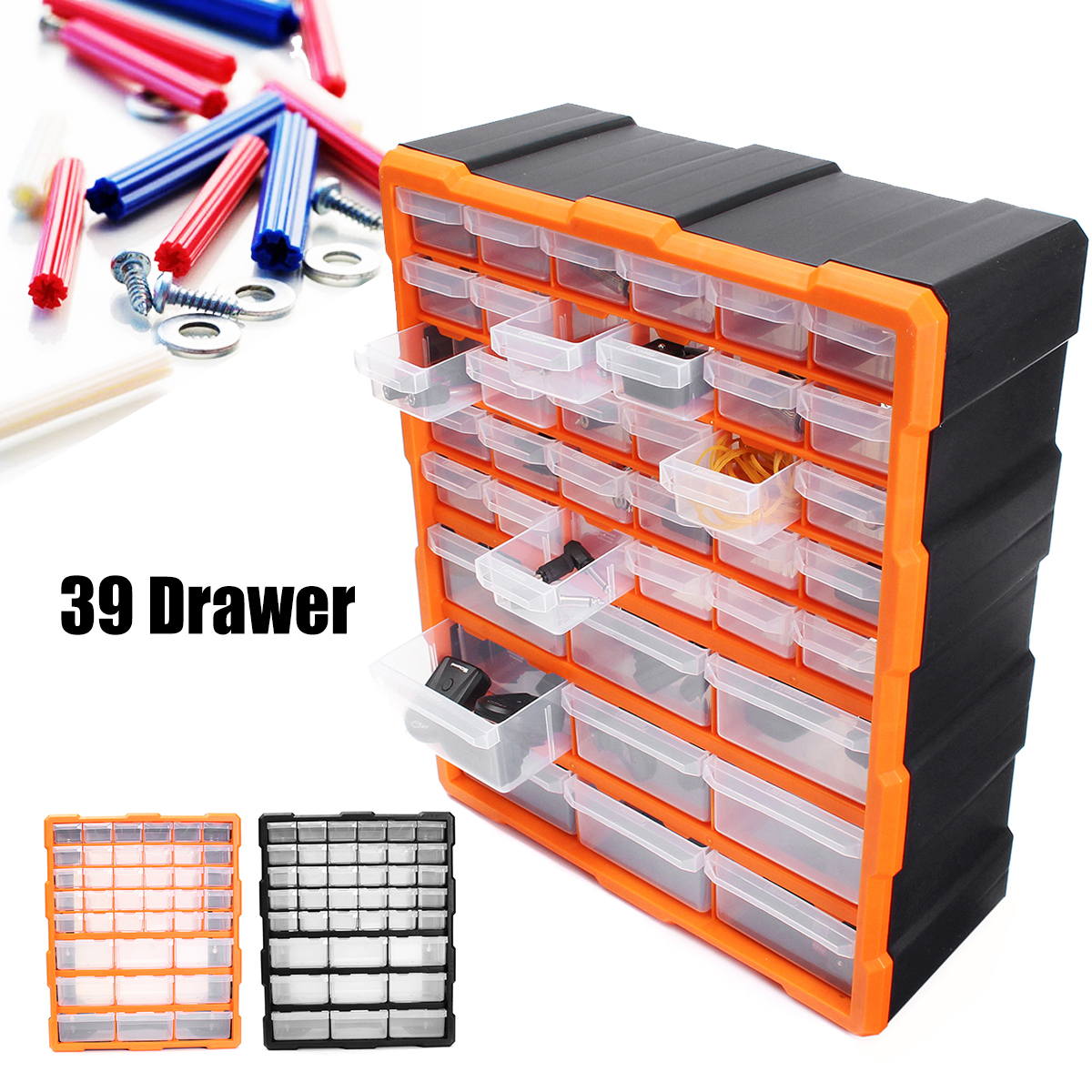 Multi Drawer Storage Unit Organiser Home Office Garage