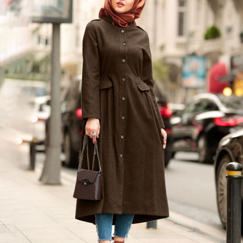 button down coat dress