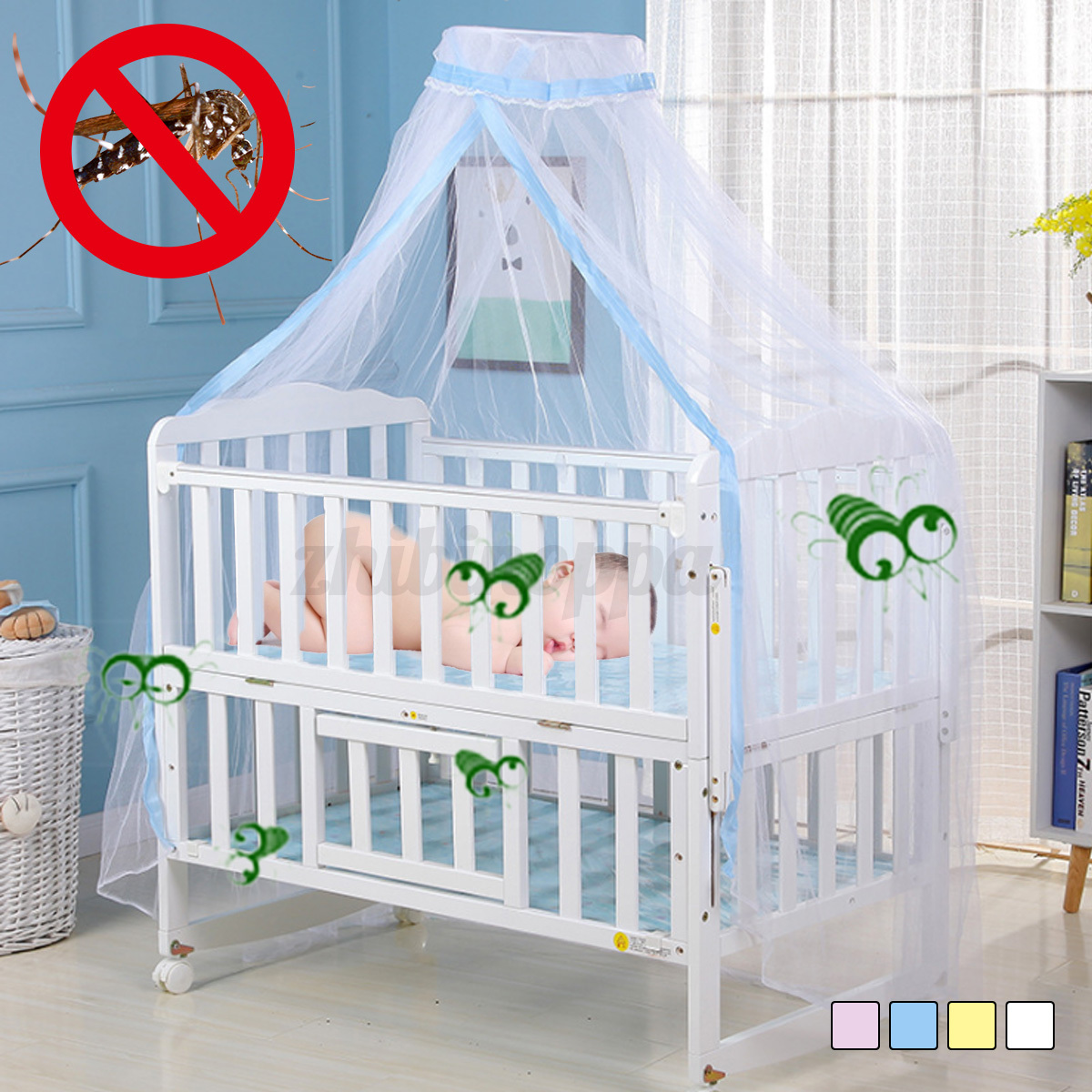 Baby Infant Bed Mosquito Net Mesh Dome Curtain Net For Toddler