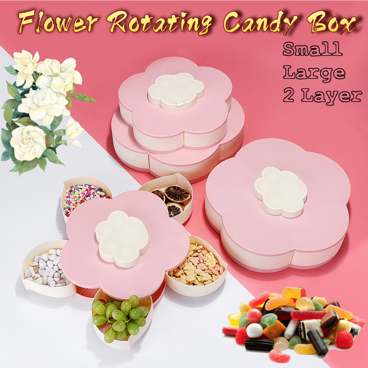 flower candy box