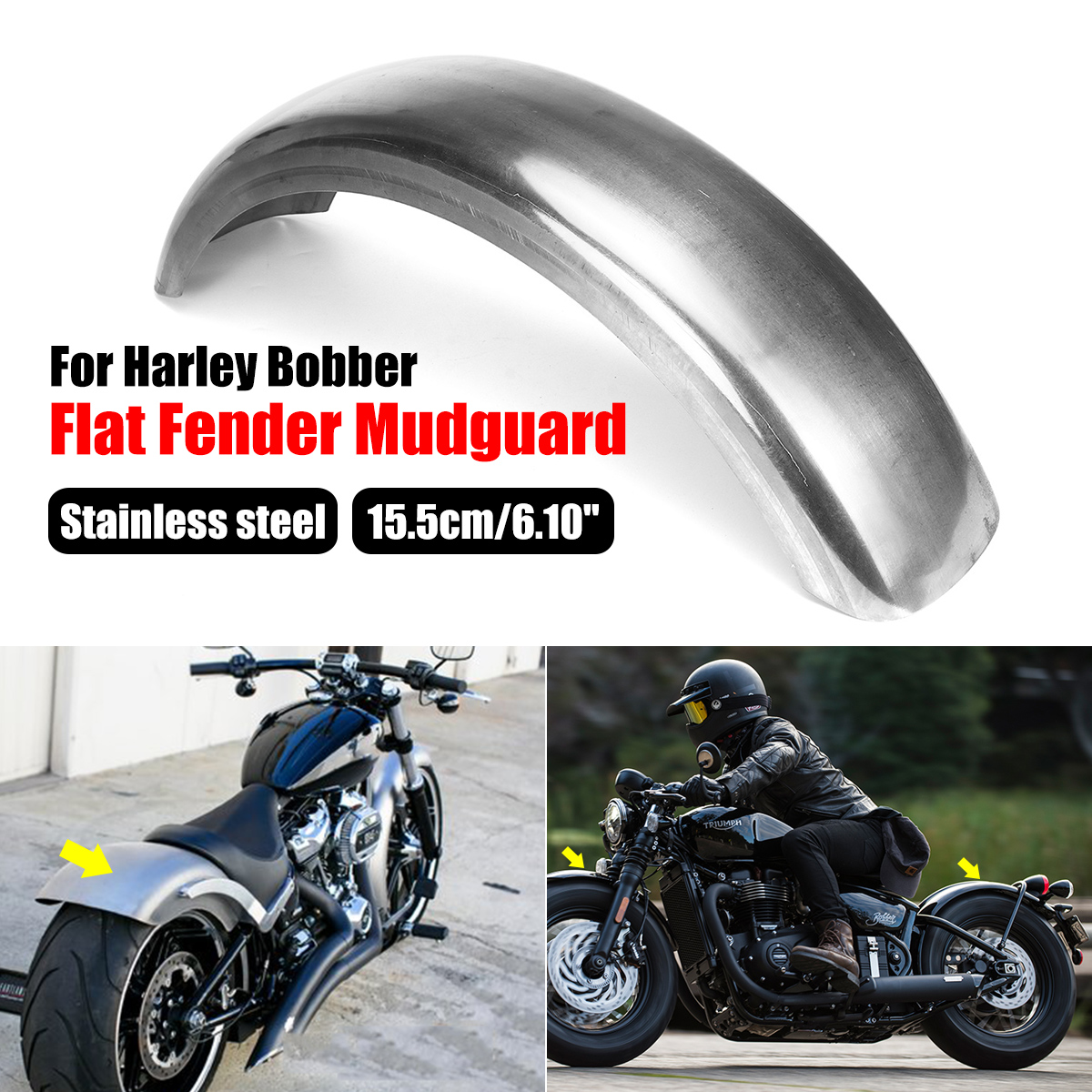 custom motorcycle mudguards