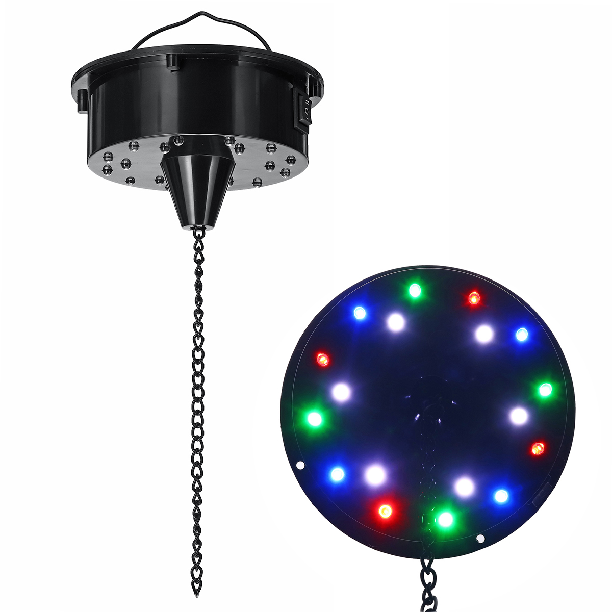 6rpm Rgb Light Rotating Motor 18 Led For Mirror Disco Ball 6 8