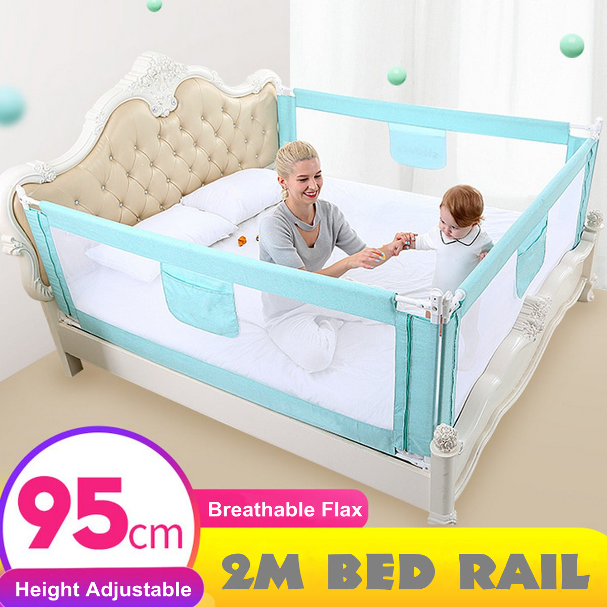 baby cot barrier