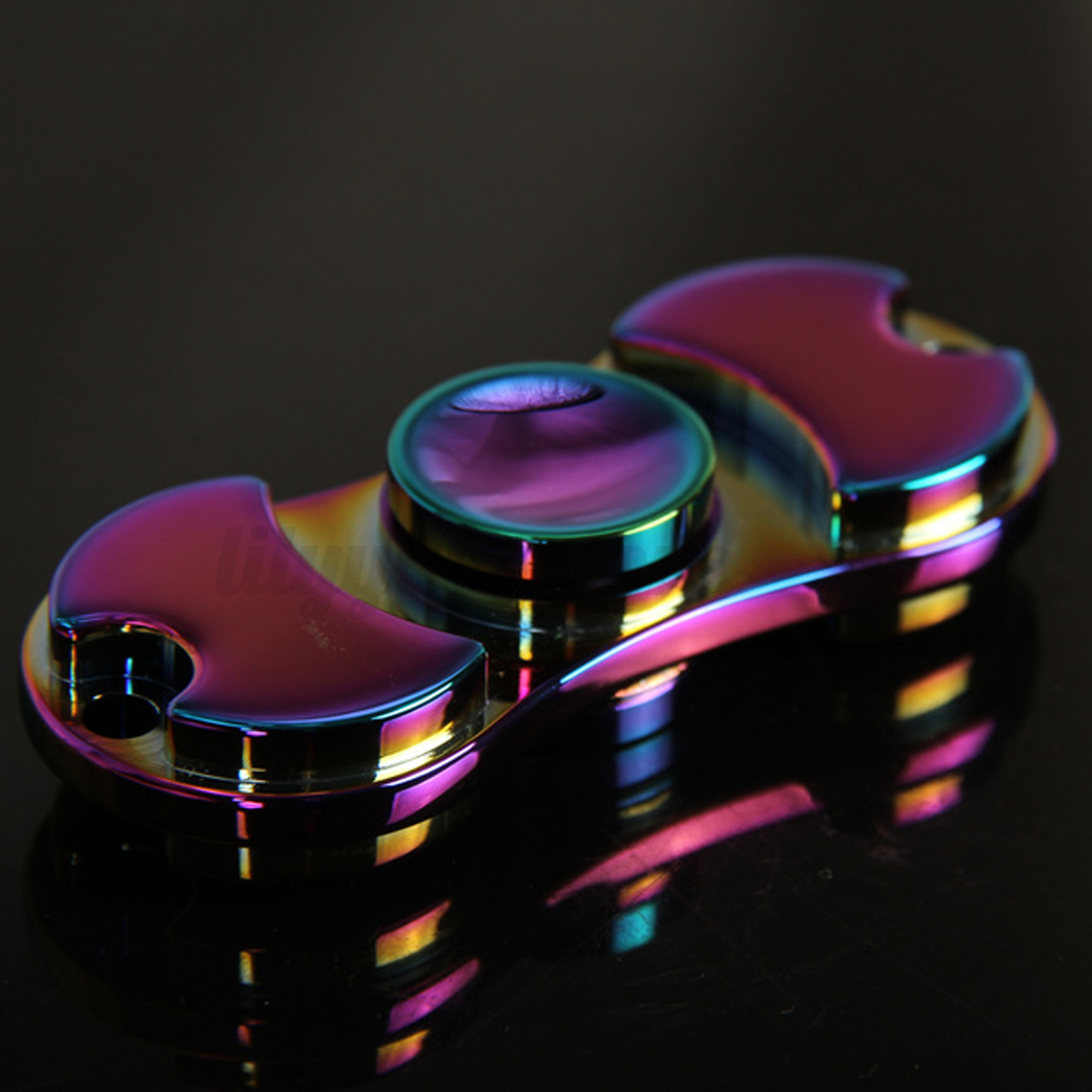 Rainbow EDC Hand Fidget Spinner Cube Anti-anxiety Adult 