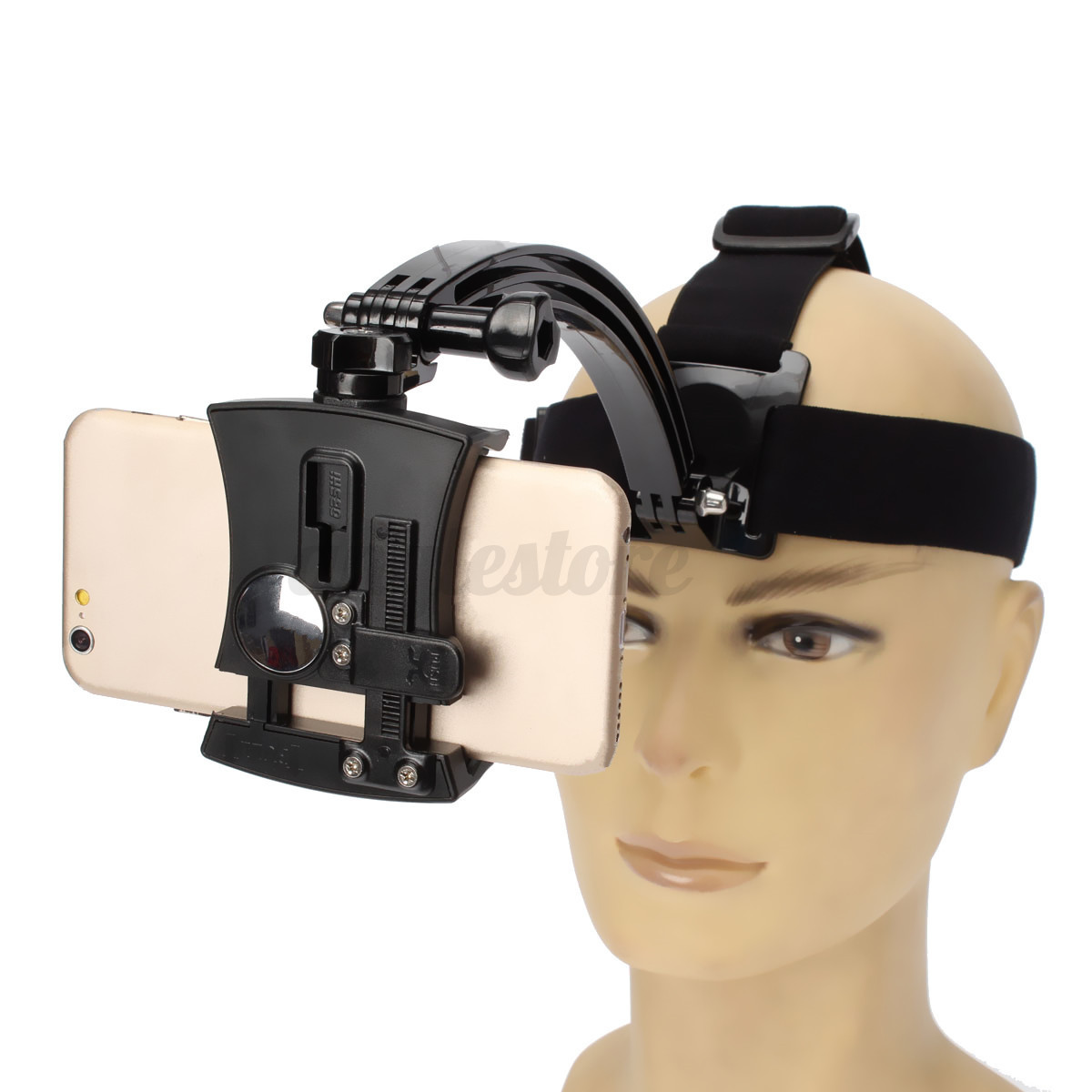 Head Strap +Phone Holder +Motorcycle Biking Racing Arm