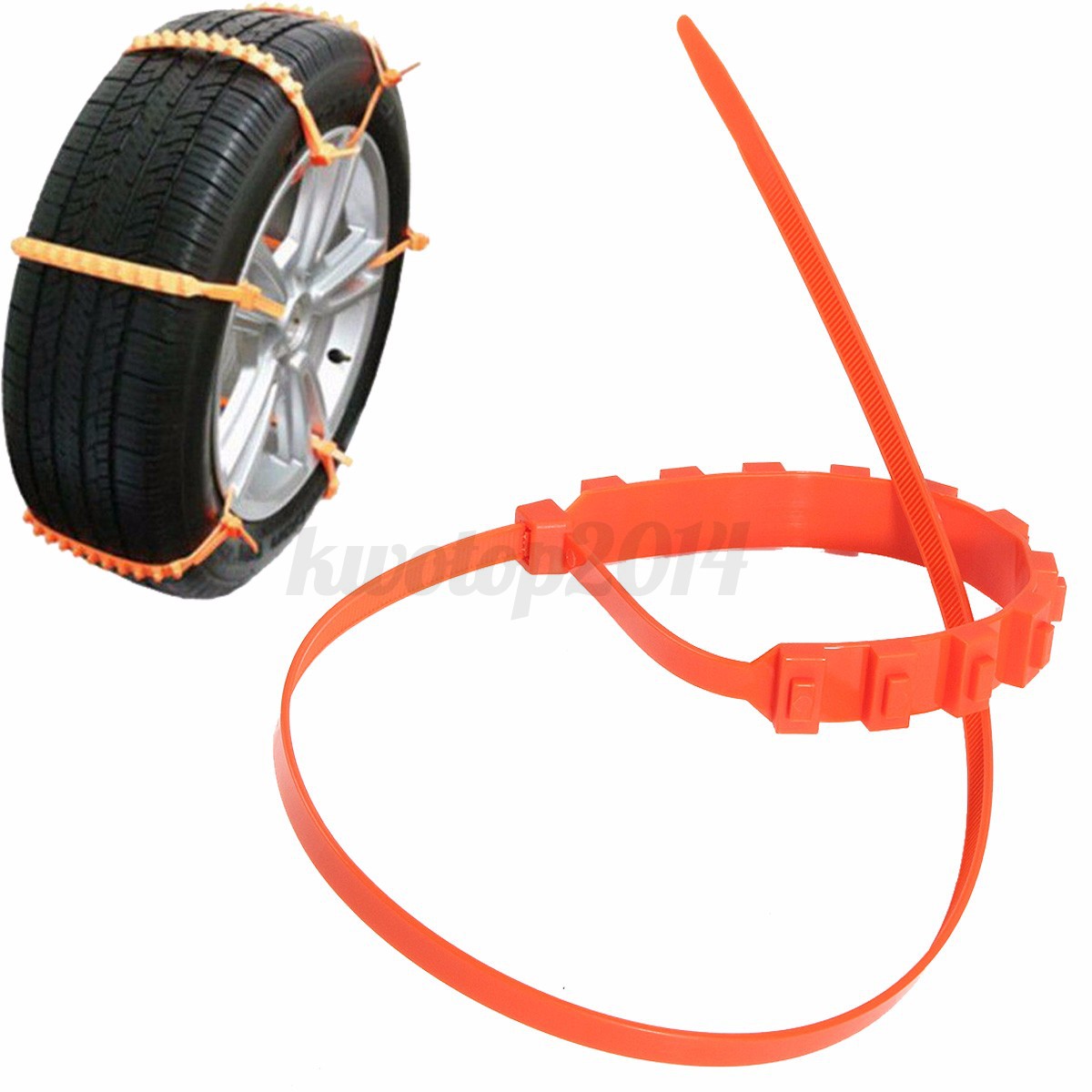 cable install to how snow chains Truck skid Snow Car Tyre Mud Anti Wheel 10X For Chains