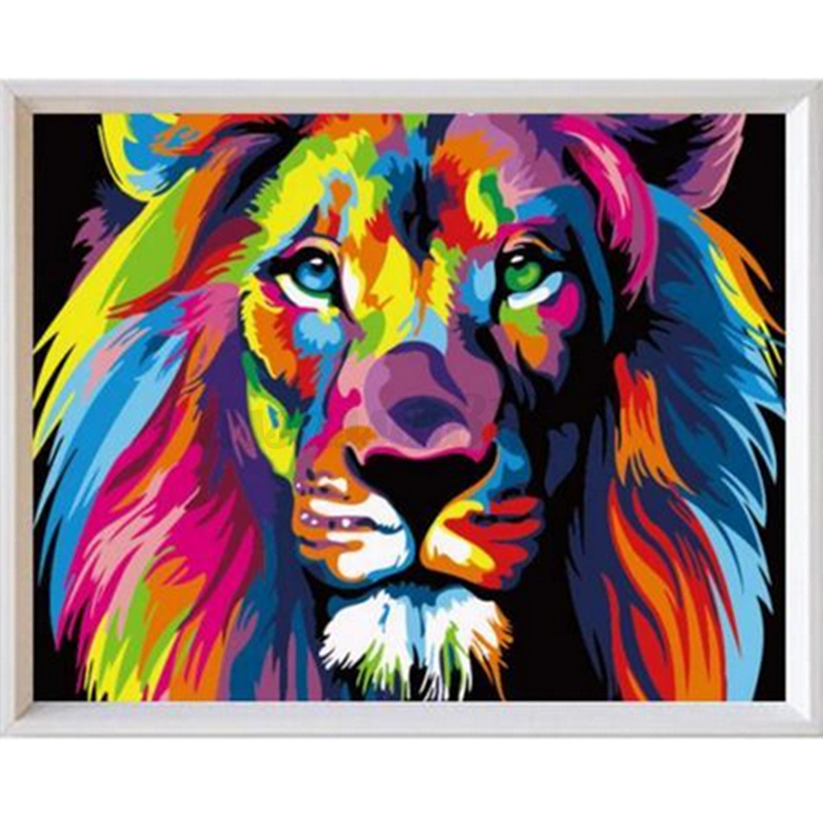 Painting By Number Kit Multi-Colored Puppy Animal Pet Home ...