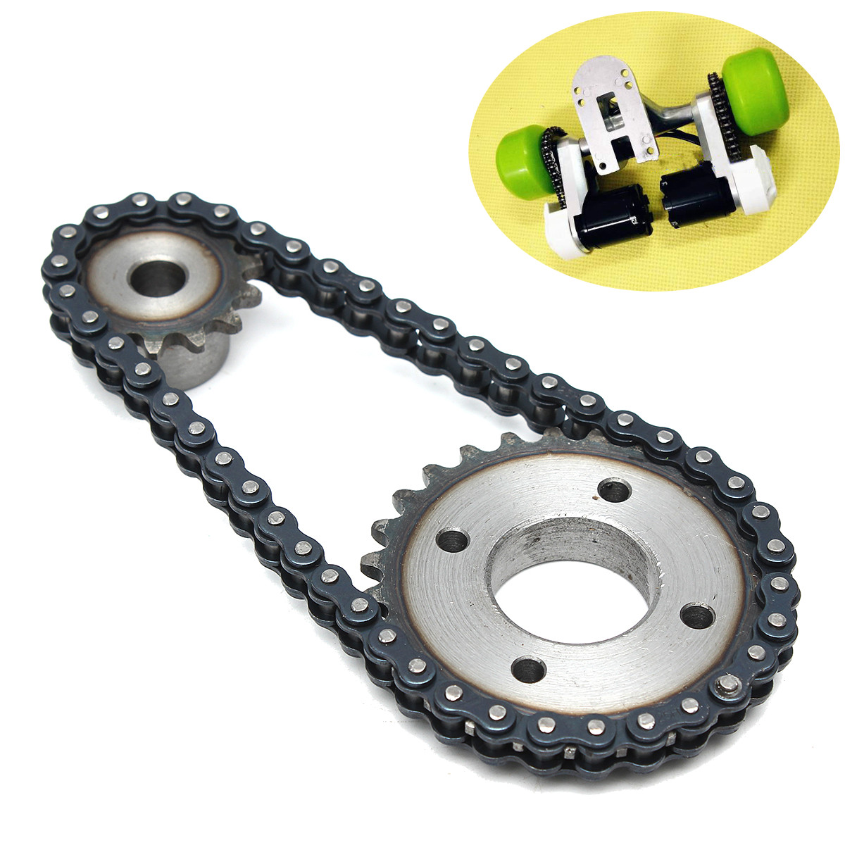 Electric Skateboard Parts Pulleys And Motor Mount Kit For 80mm 83\/90\/97mm Wheels