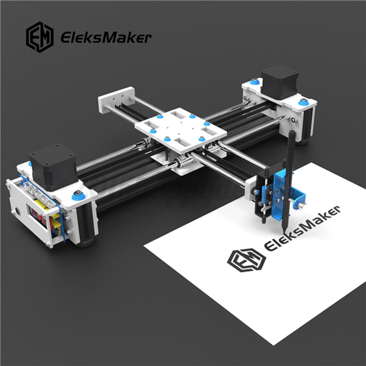 EleksMaker CNC Laser Printer Drawing Engraving Machine Module DIY 2500mW 28x20cm | eBay