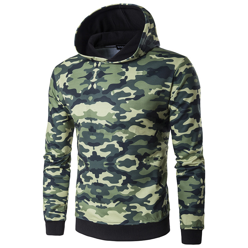 Mens Camouflage Supreme Hip Hop Hoodie Cotton Sweater hooded Pullover ...