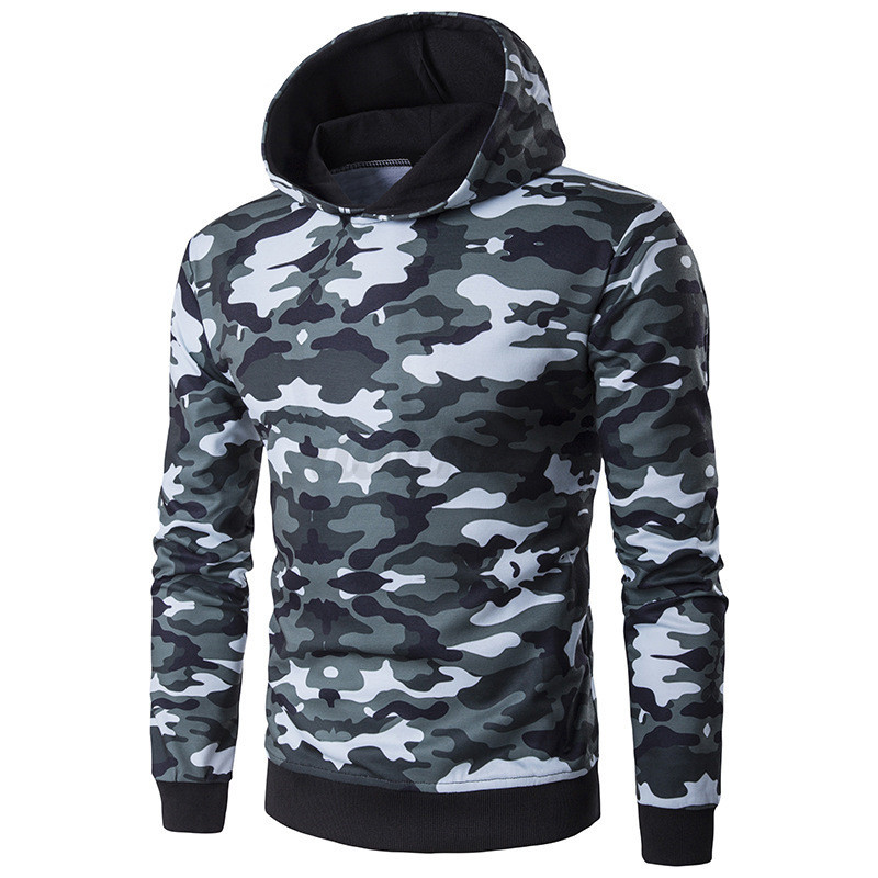 Mens Camouflage Supreme Hip Hop Hoodie Cotton Sweater hooded Pullover ...