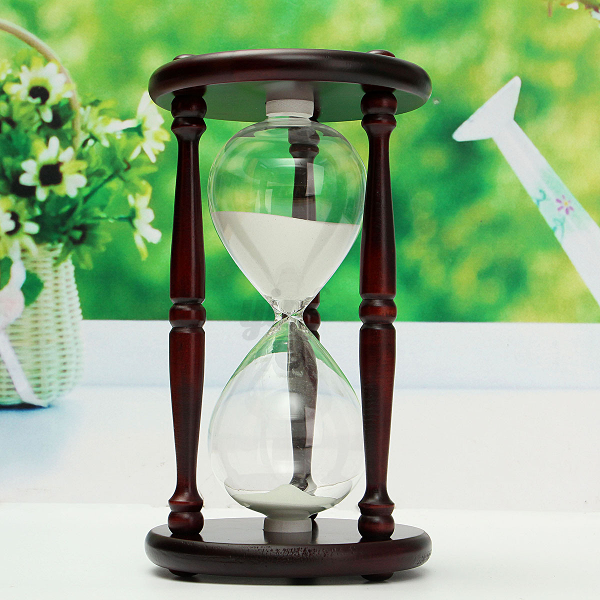 60-minutes-antique-wood-sand-hourglass-sandglass-sand-timer-clock-for