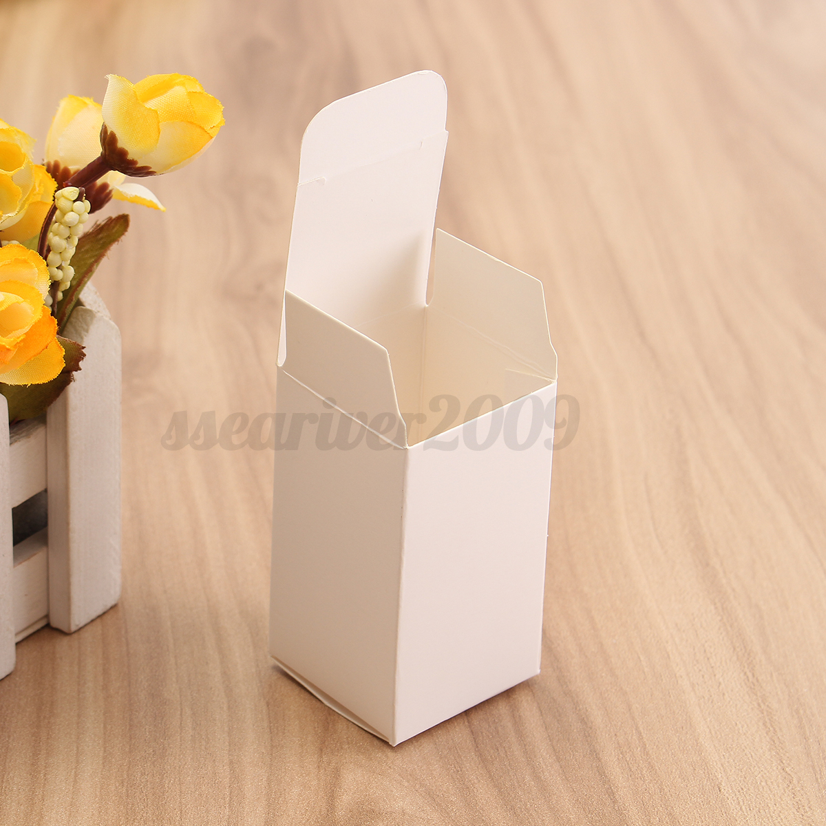 White Cardboard Boxes Gift Jewelry Perfume Wedding Candy Packing Shop