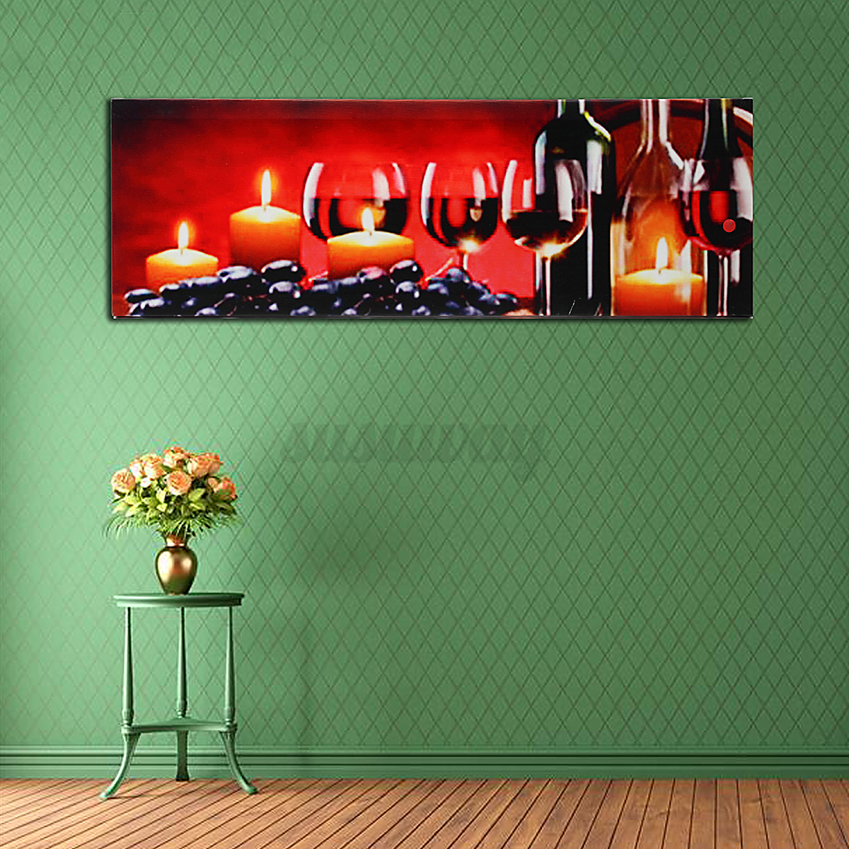 Christmas LED  Light Up Luminous Framed Canvas Painting 