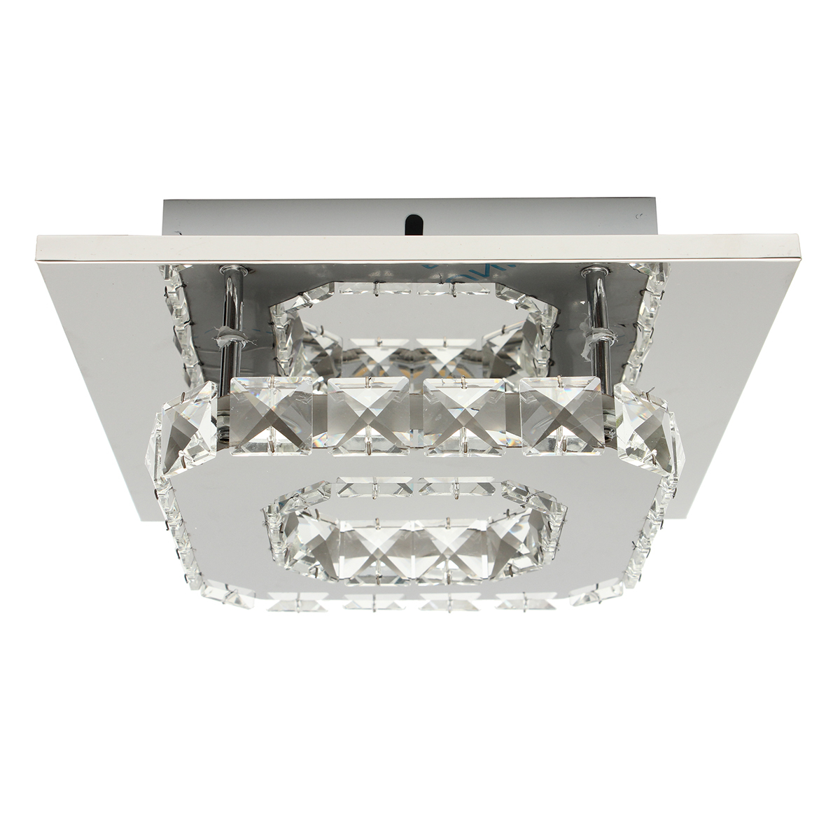 Modern Square 20cm 12W LED Crystal Ceiling Lights ...